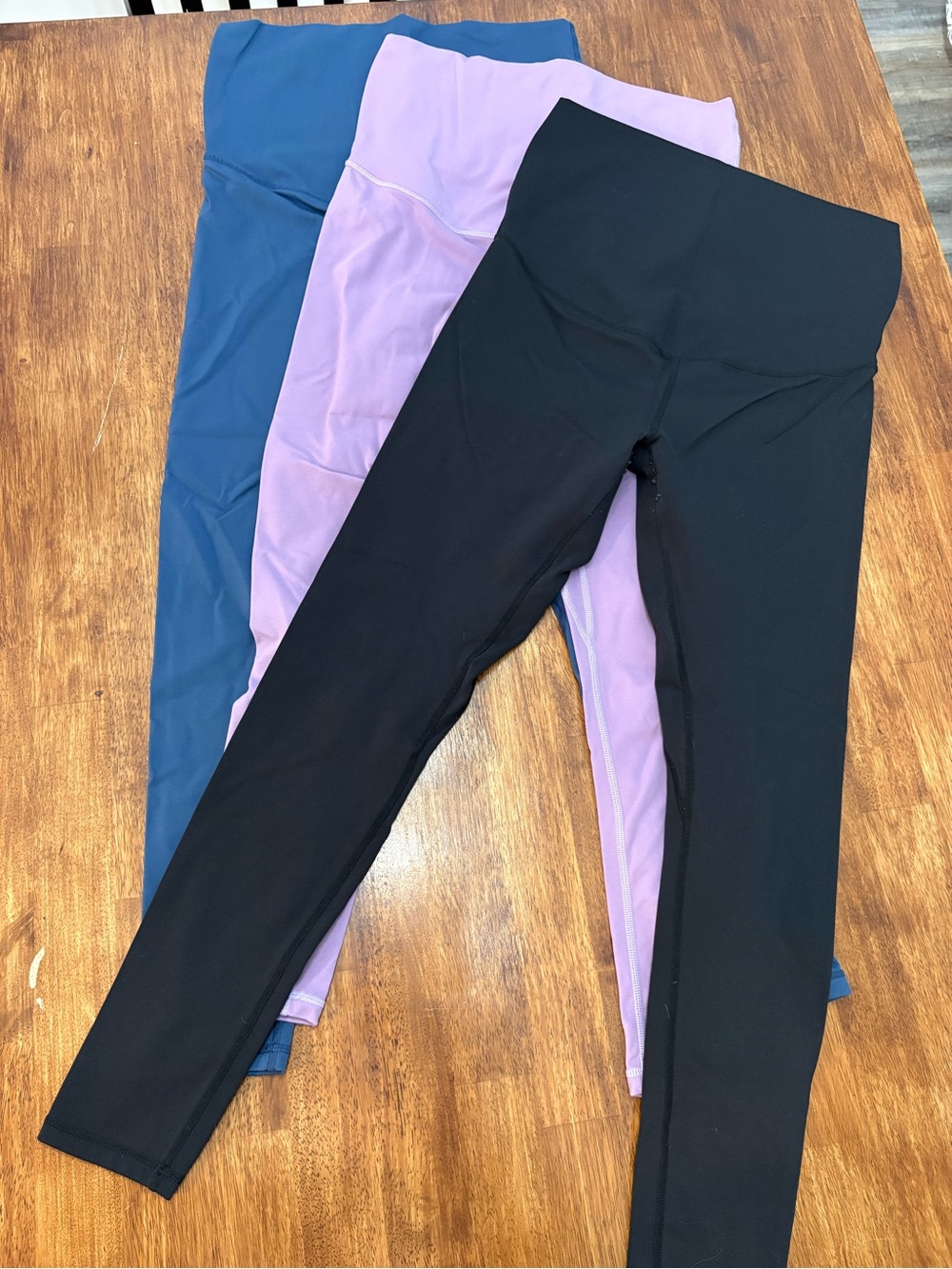 Born Primitive Maternity Leggings in Black, Lavender & Deep Blue
